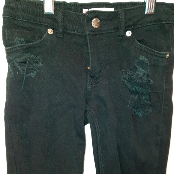 Levi's Strauss 710 Super Skinny Black Denim Jeans size 10 - Picture 3 of 13